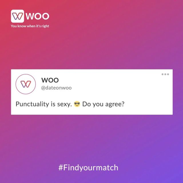 Better an hour soon than a minute too late. 🤭💞 . . . . . . . . . . . #woo #wooindia #datingappthatwomenlove #virtualdating #loveunlocked #unlockthemagic #unlockpossibilities #love #couples #relationshipgoals #bae #soulmates #getwooed #findyourmatch