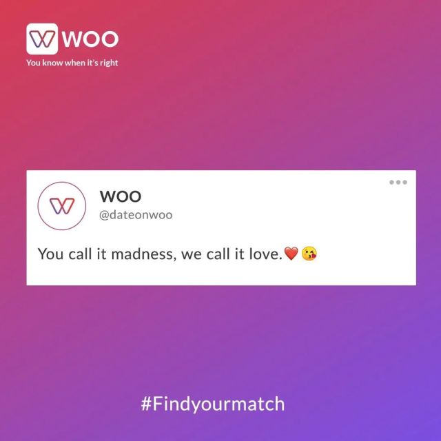 There is always some madness in love. But there is also always some reason in madness.💓 . . . . . . . . . . #woo #wooindia #datingappthatwomenlove #virtualdating #loveunlocked #unlockthemagic #unlockpossibilities #love #couples #relationshipgoals #bae #soulmates #getwooed #findyourmatch